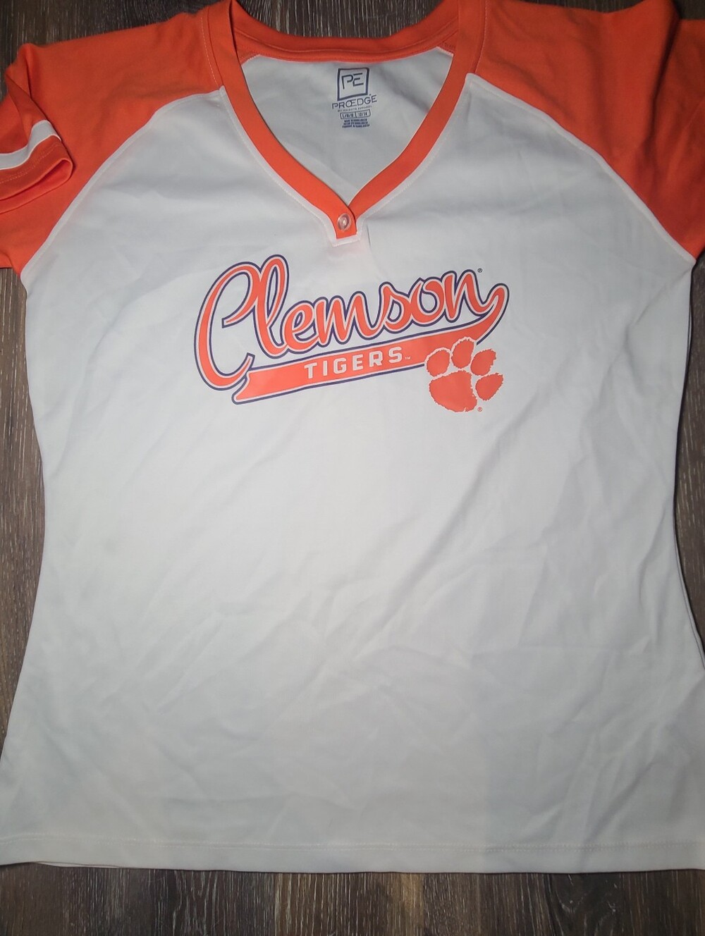 Clemson Tigers V-neck T-Shirt Womens Large NEW